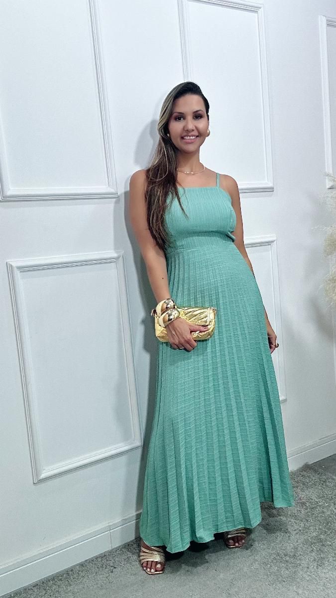 Vestido Karol plissado Ref:3574