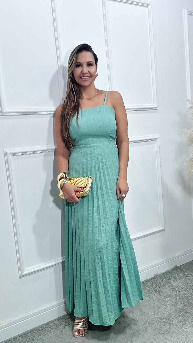 Vestido Karol plissado Ref:3574