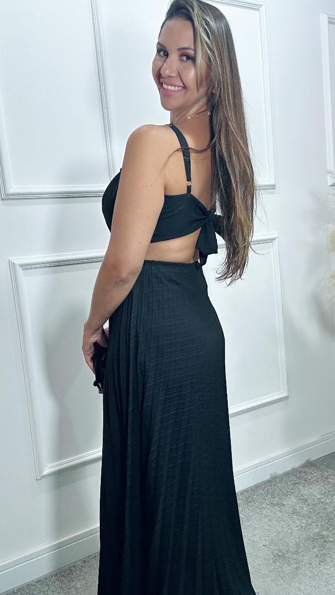Vestido Karol plissado Ref:3574