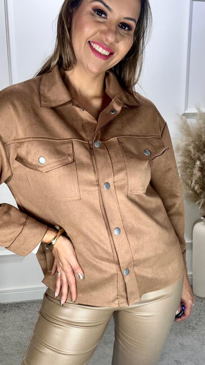 Camisa Telma Suede Ref:3689