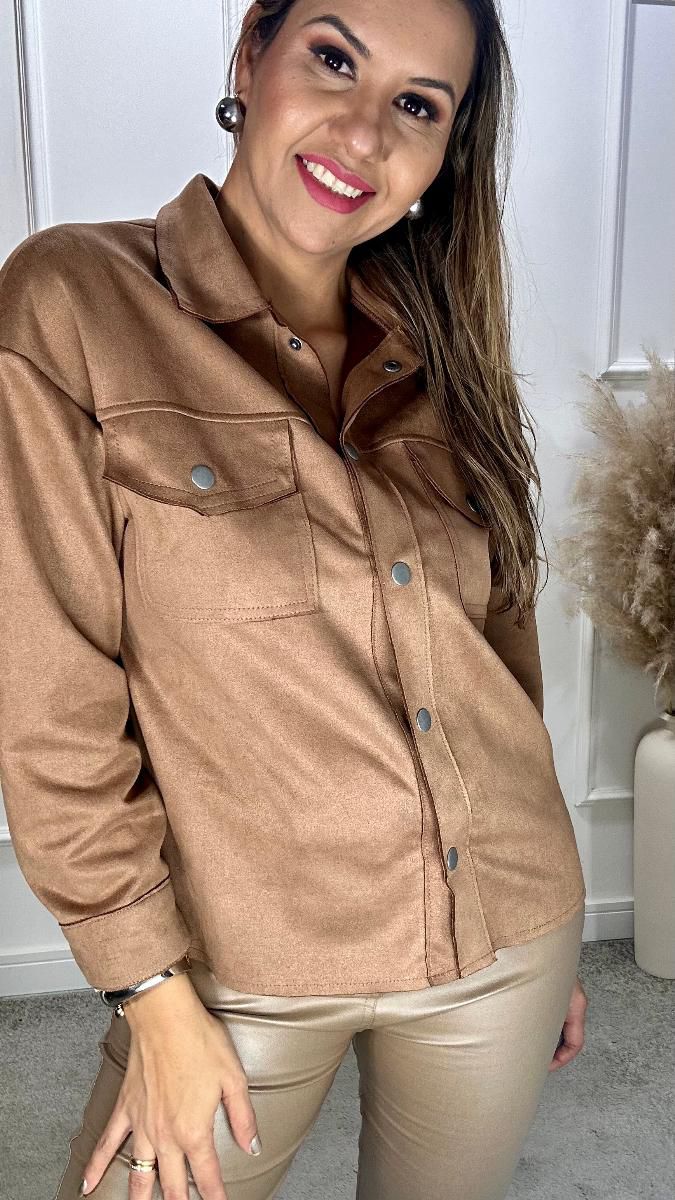Camisa Telma Suede Ref:3689