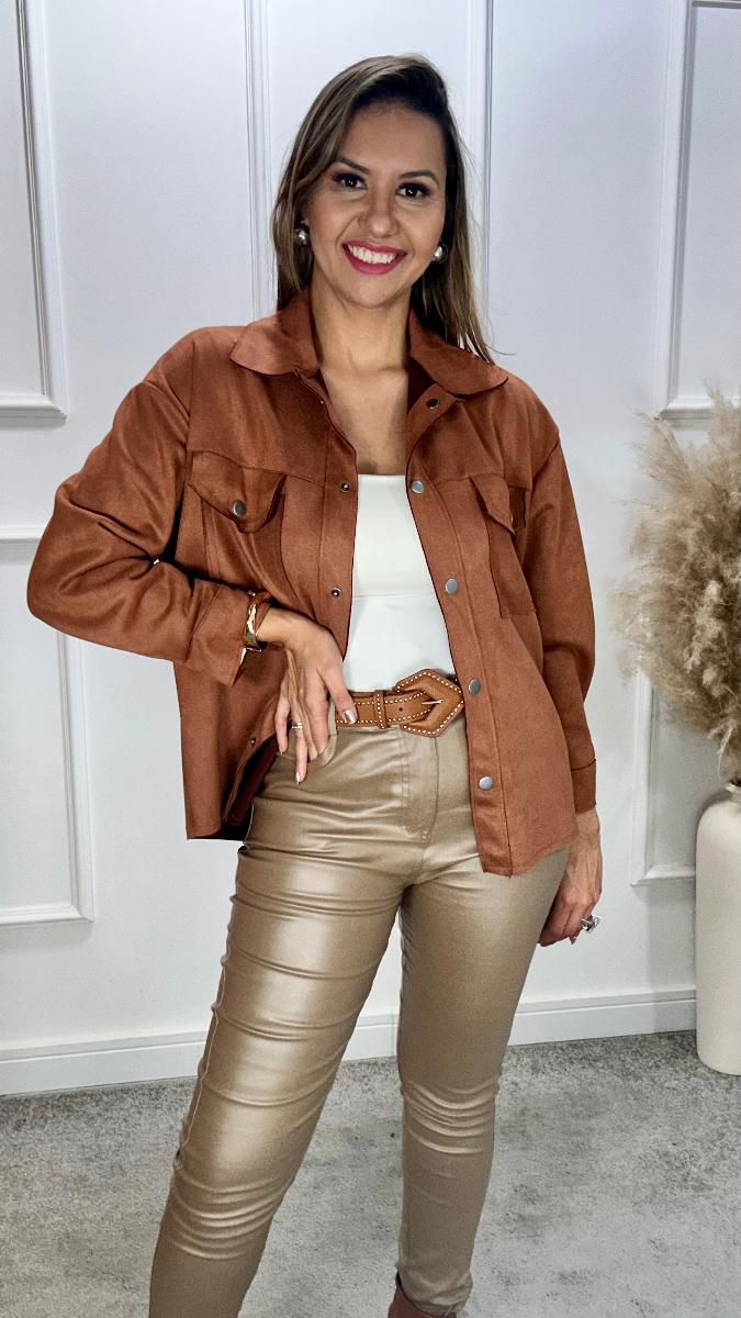 Camisa Telma Suede Ref:3689