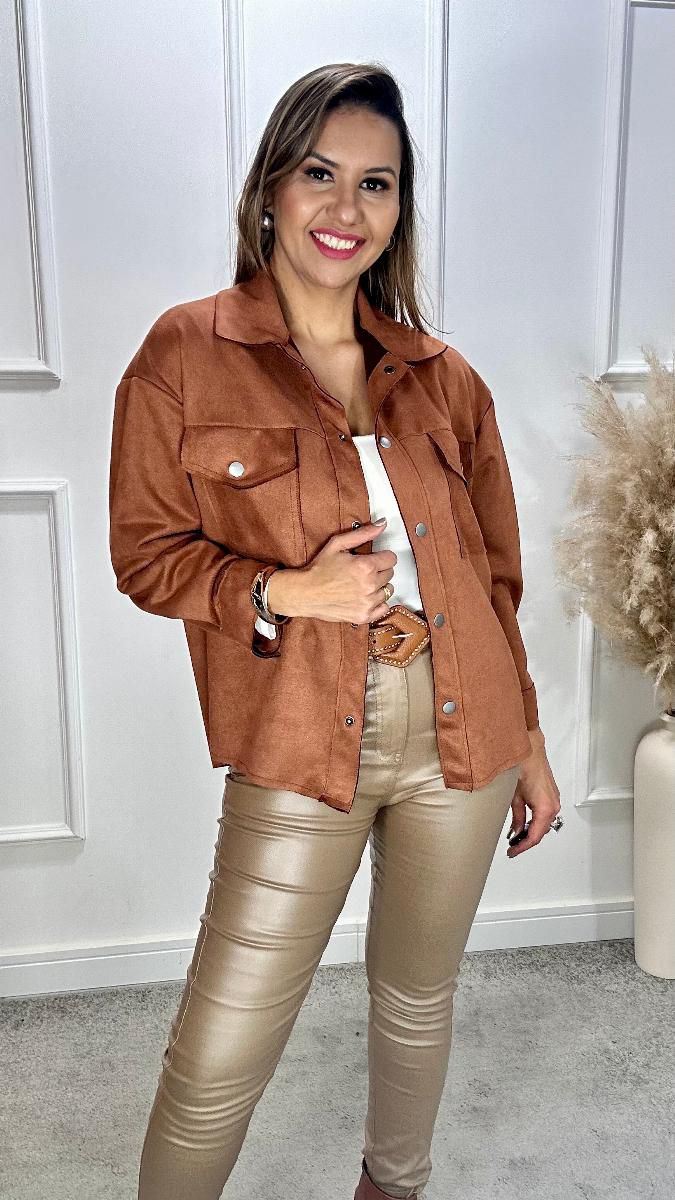 Camisa Telma Suede Ref:3689