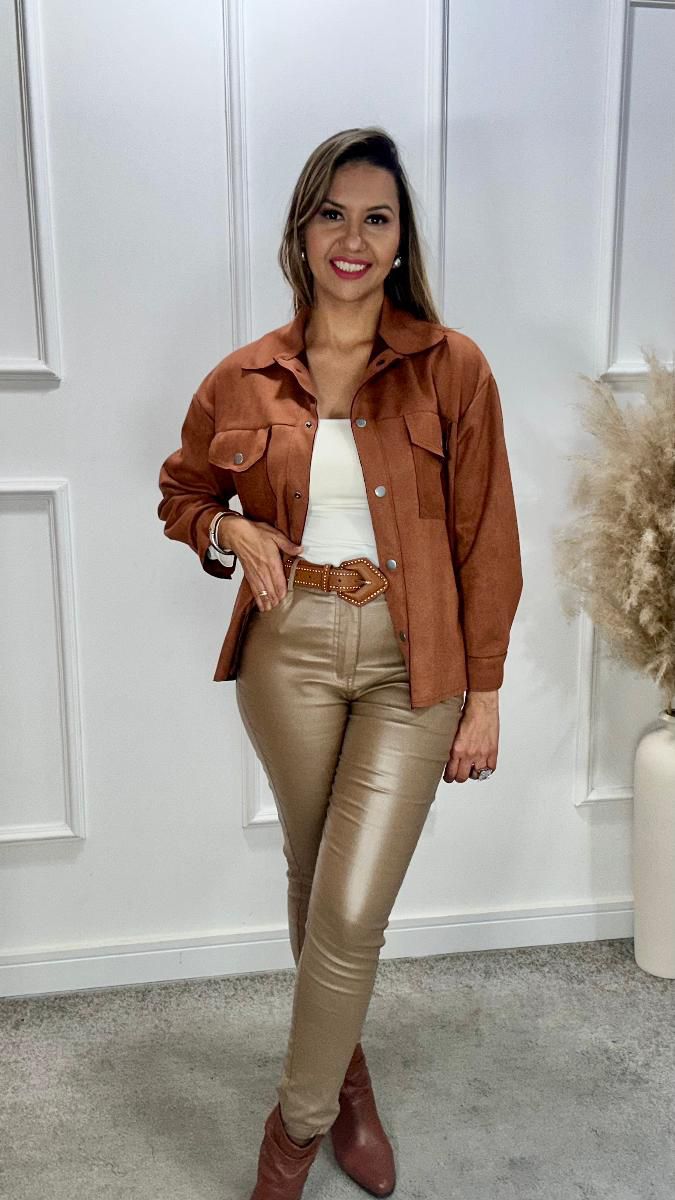 Camisa Telma Suede Ref:3689