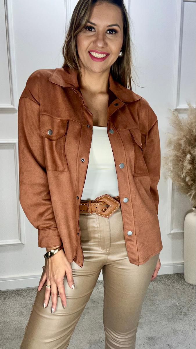 Camisa Telma Suede Ref:3689