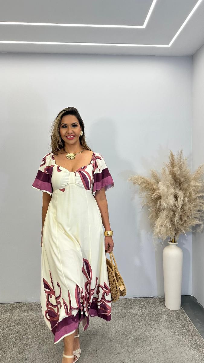 VESTIDO MIDI JULIANA REF:3739
