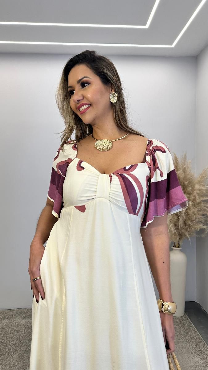 VESTIDO MIDI JULIANA REF:3739