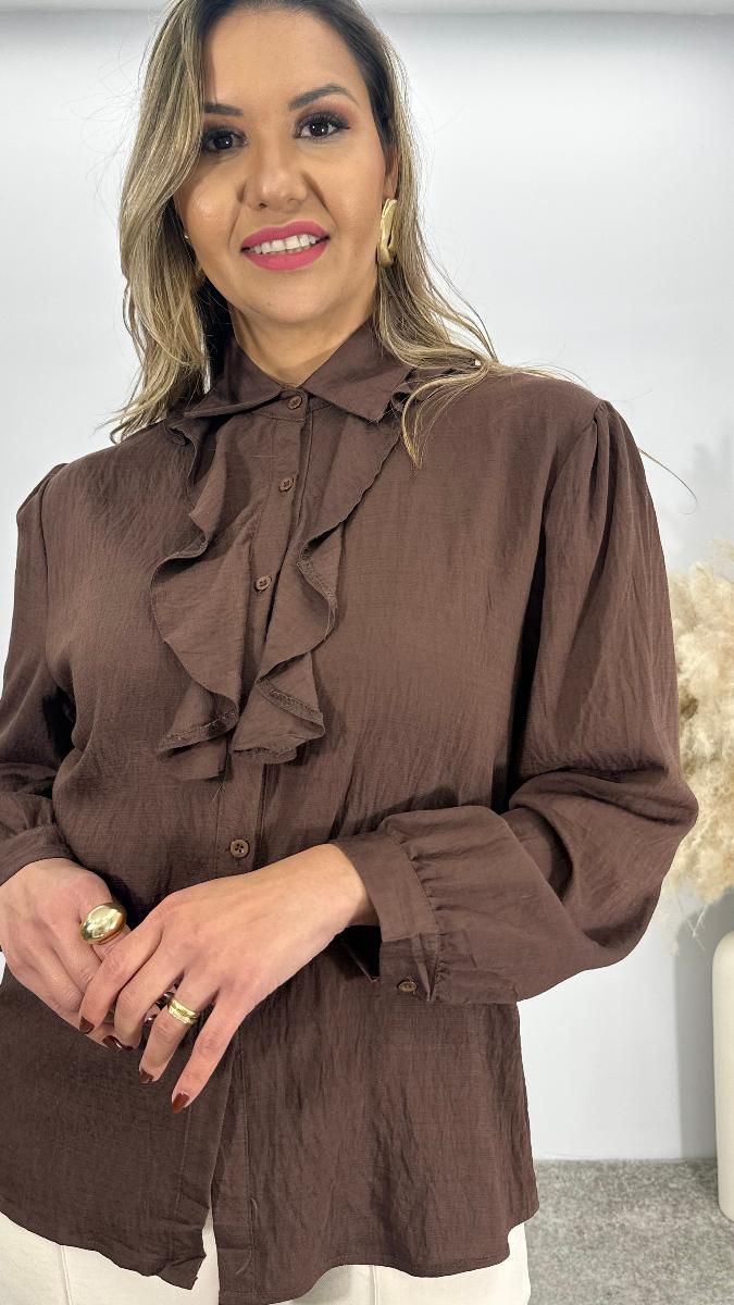 CAMISA ML BABADO JULIA REF:3745