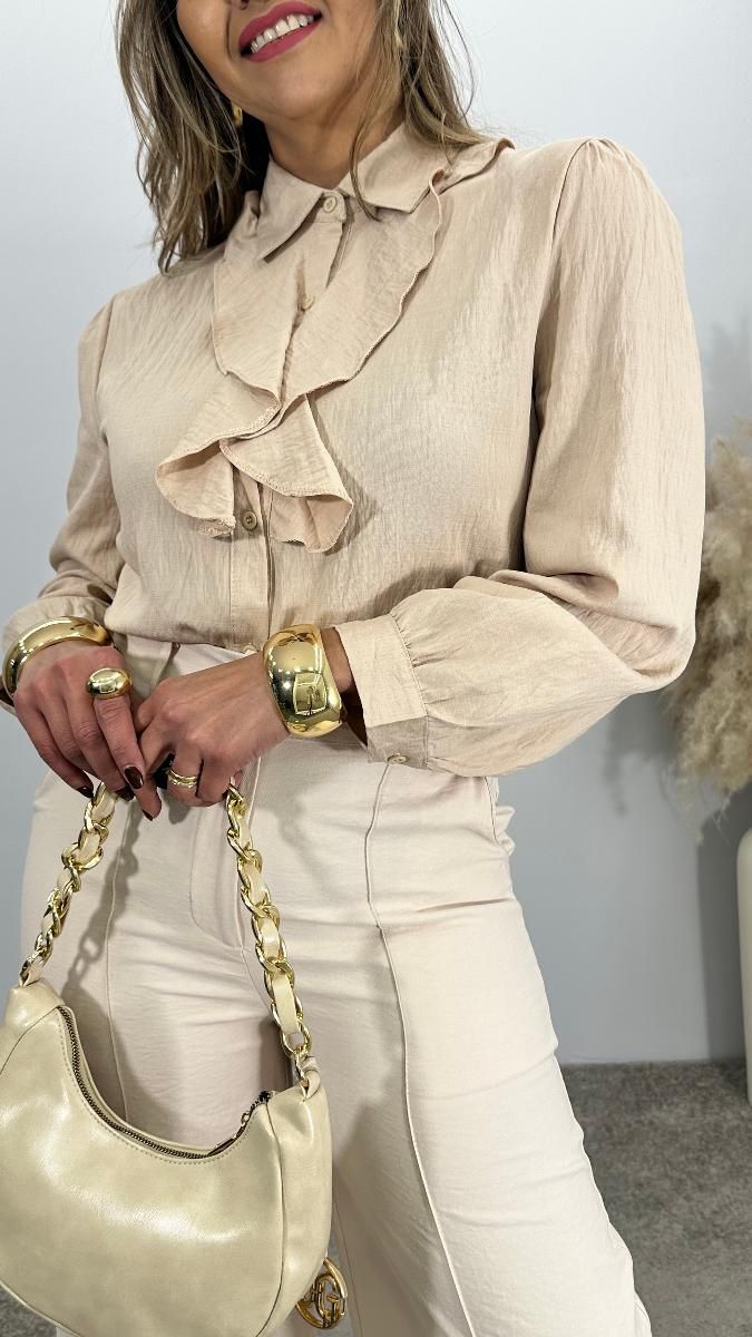 CAMISA ML BABADO JULIA REF:3745