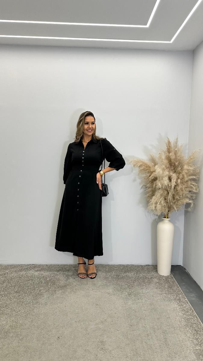 VESTIDO MIDI BETRIZ REF 3762