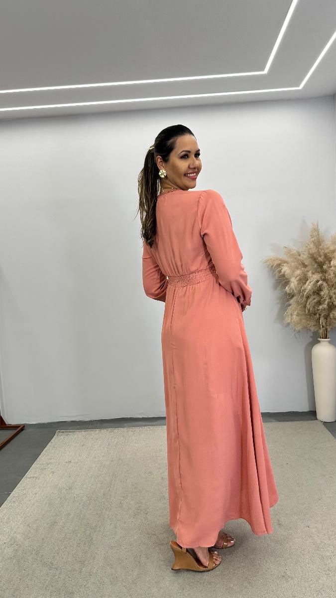 : VESTIDO LONGO FEM AMANDA REF 3763