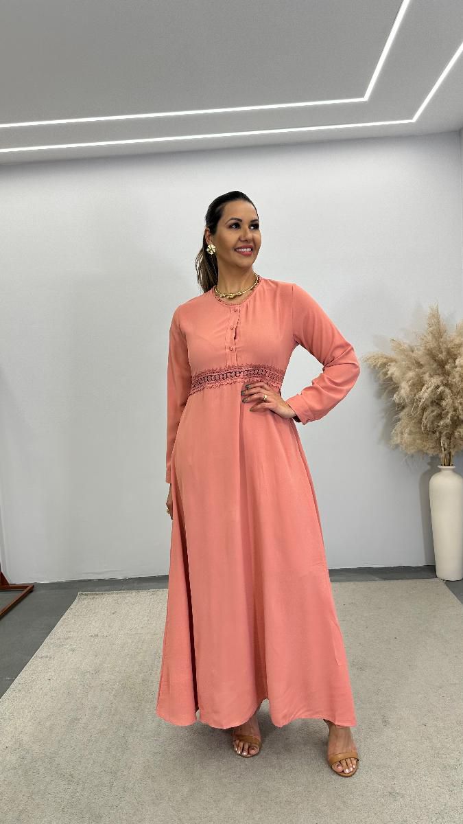: VESTIDO LONGO FEM AMANDA REF 3763