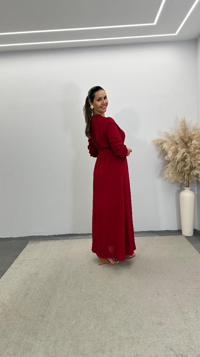 : VESTIDO LONGO FEM AMANDA REF 3763