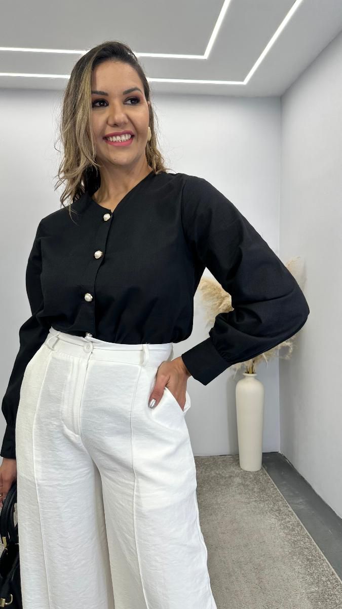 CAMISA ML DEBORA BT PEROL REF 3767