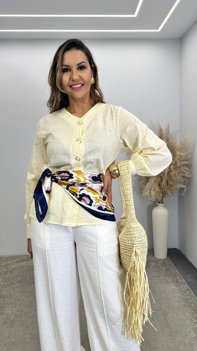 CAMISA ML DEBORA BT PEROL REF 3767