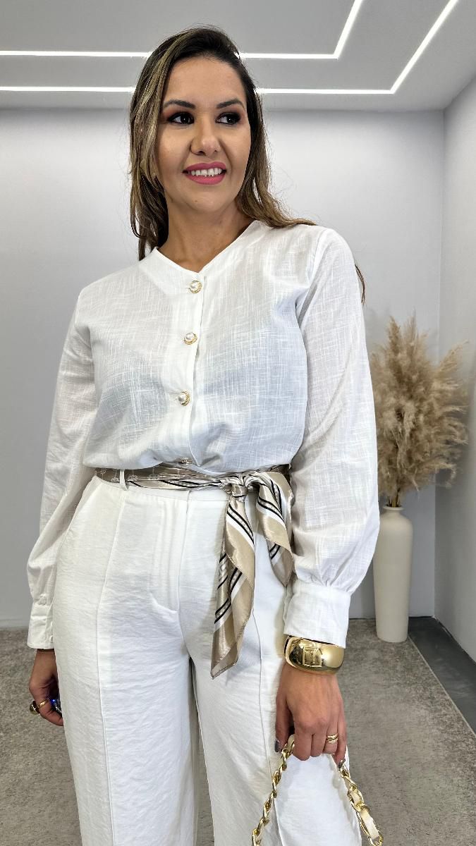 CAMISA ML DEBORA BT PEROL REF 3767