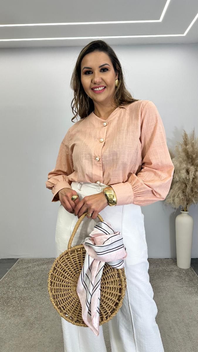CAMISA ML DEBORA BT PEROL REF 3767