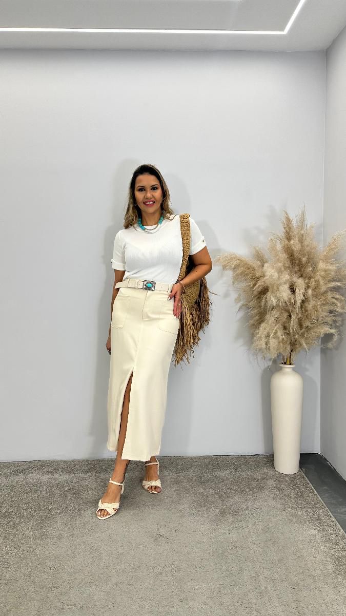 SAIA MIDI FEM SOPHIA C CINTO REF:3768
