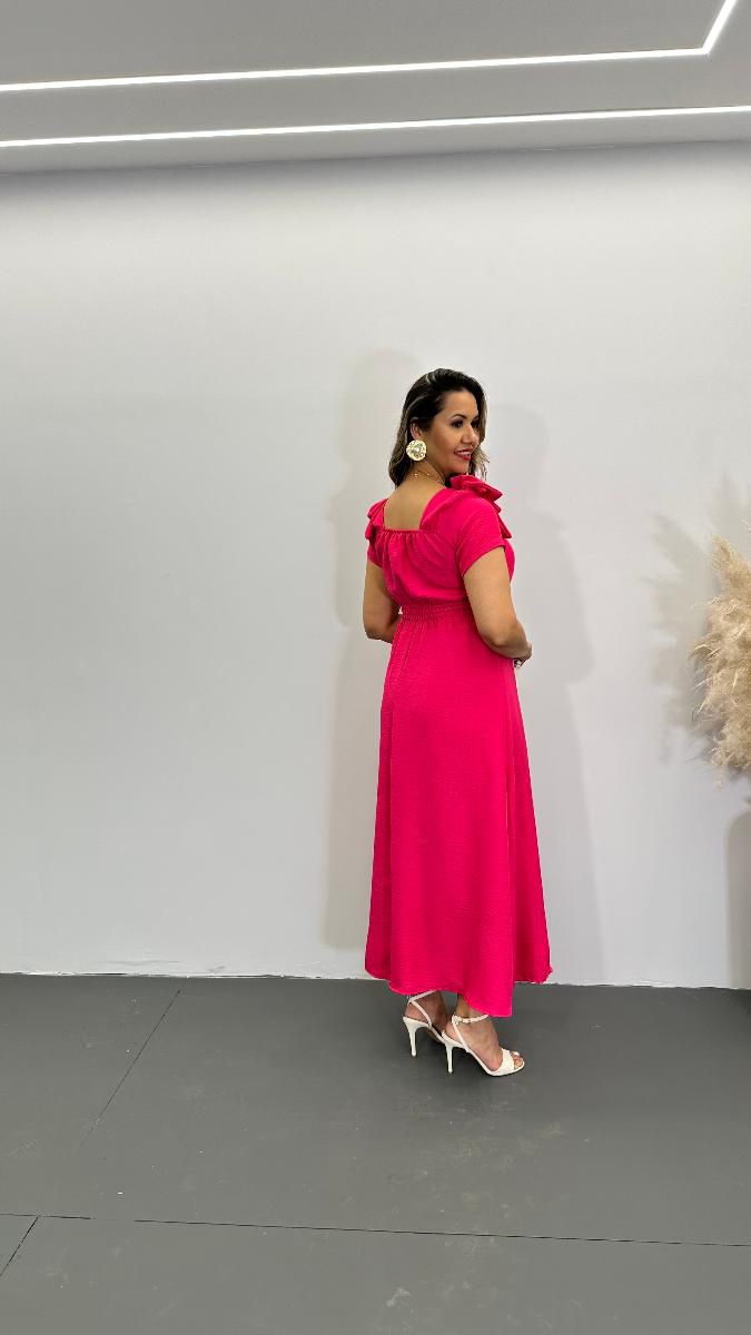 VESTIDO MIDI FEM MONICA LAÇO REF 3777