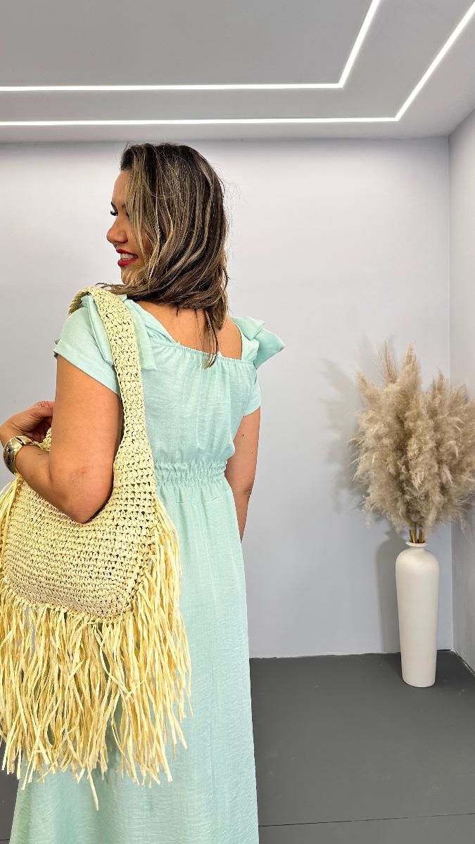VESTIDO MIDI FEM MONICA LAÇO REF 3777