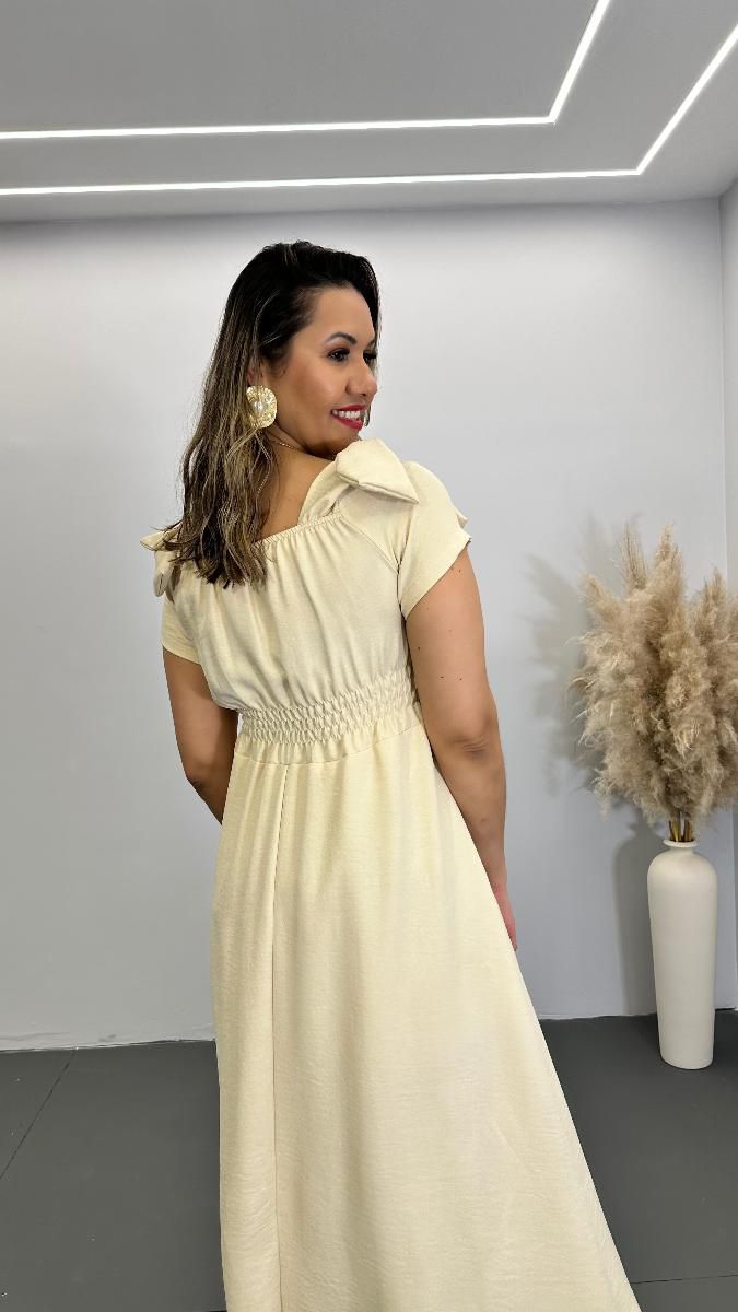 VESTIDO MIDI FEM MONICA LAÇO REF 3777
