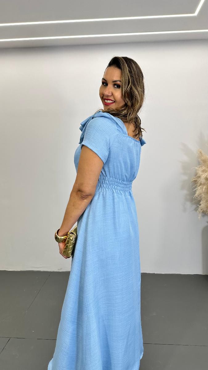 VESTIDO MIDI FEM MONICA LAÇO REF 3777