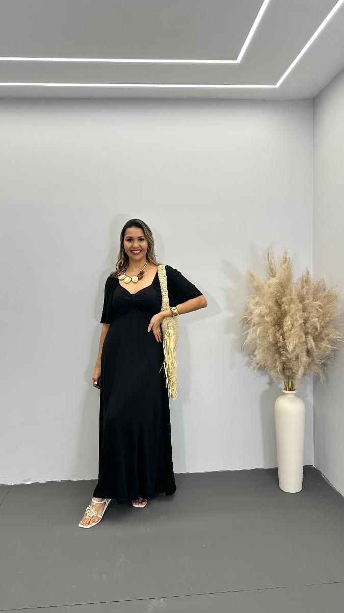 VESTIDO MIDI FEM LUANA REF 3778