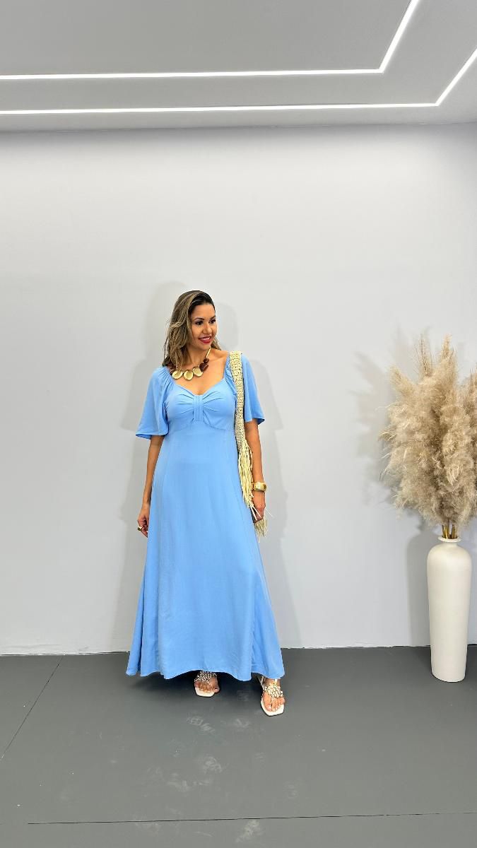 VESTIDO MIDI FEM LUANA REF 3778