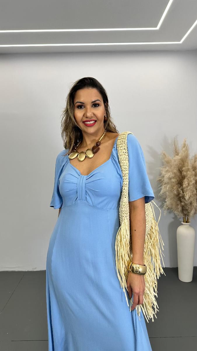 VESTIDO MIDI FEM LUANA REF 3778