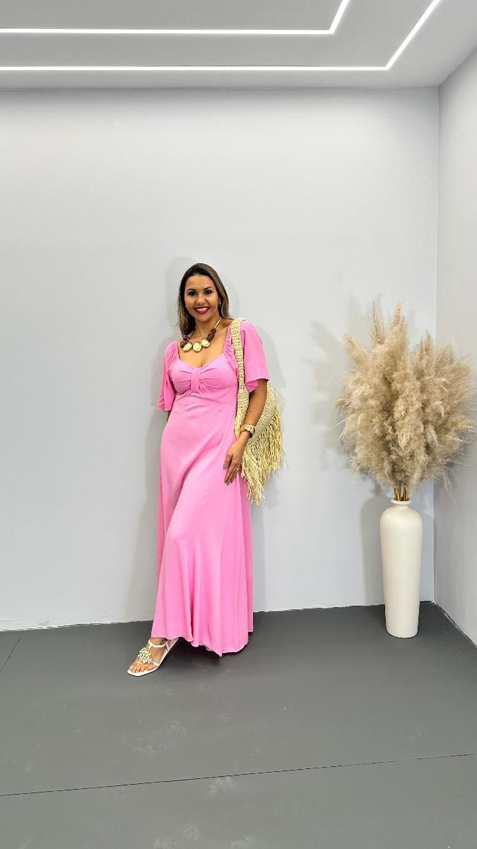 VESTIDO MIDI FEM LUANA REF 3778