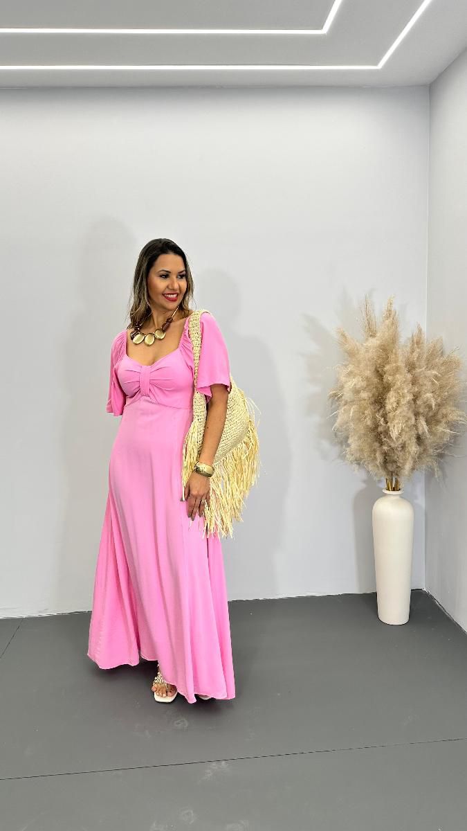 VESTIDO MIDI FEM LUANA REF 3778