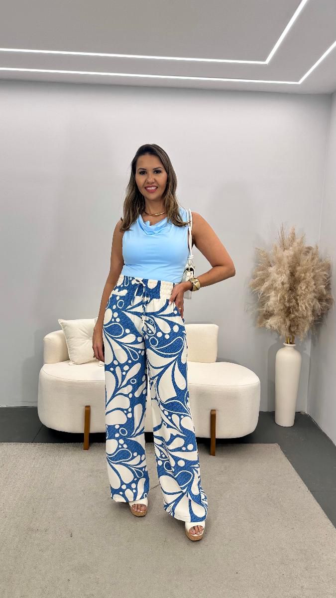 Calça pantalona Jasmin Ref:3783