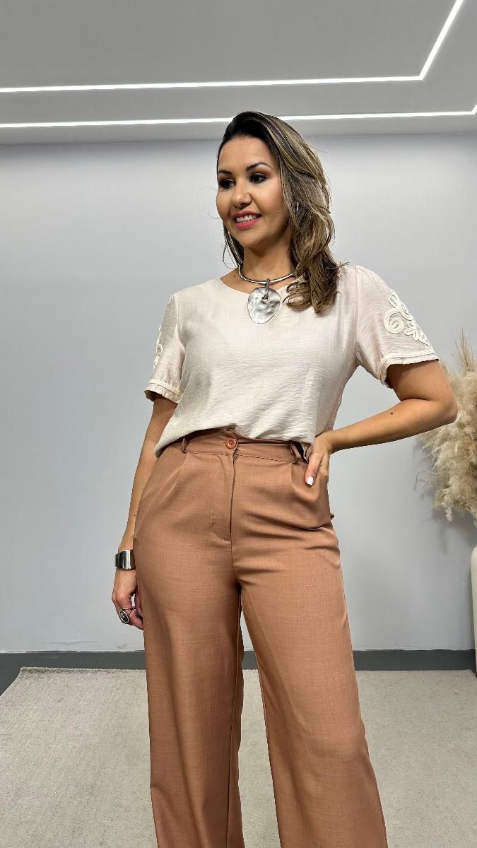 Calça pantalona Helena Ref:3784