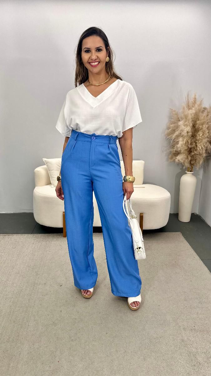 Calça pantalona Helena Ref:3784