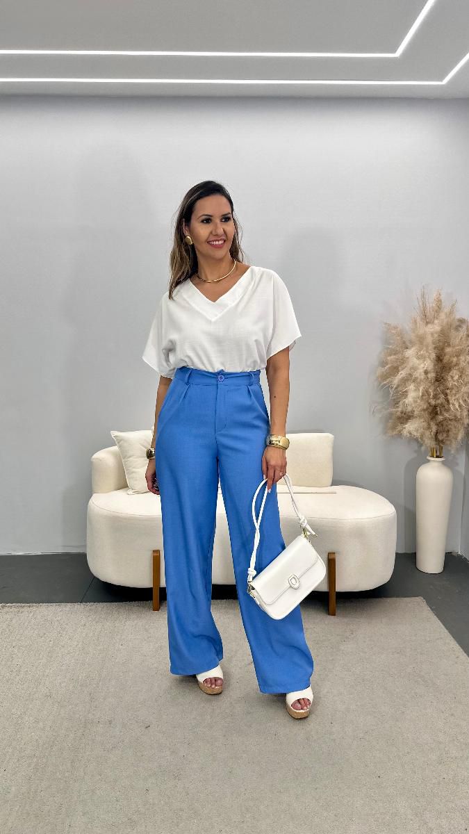 Calça pantalona Helena Ref:3784