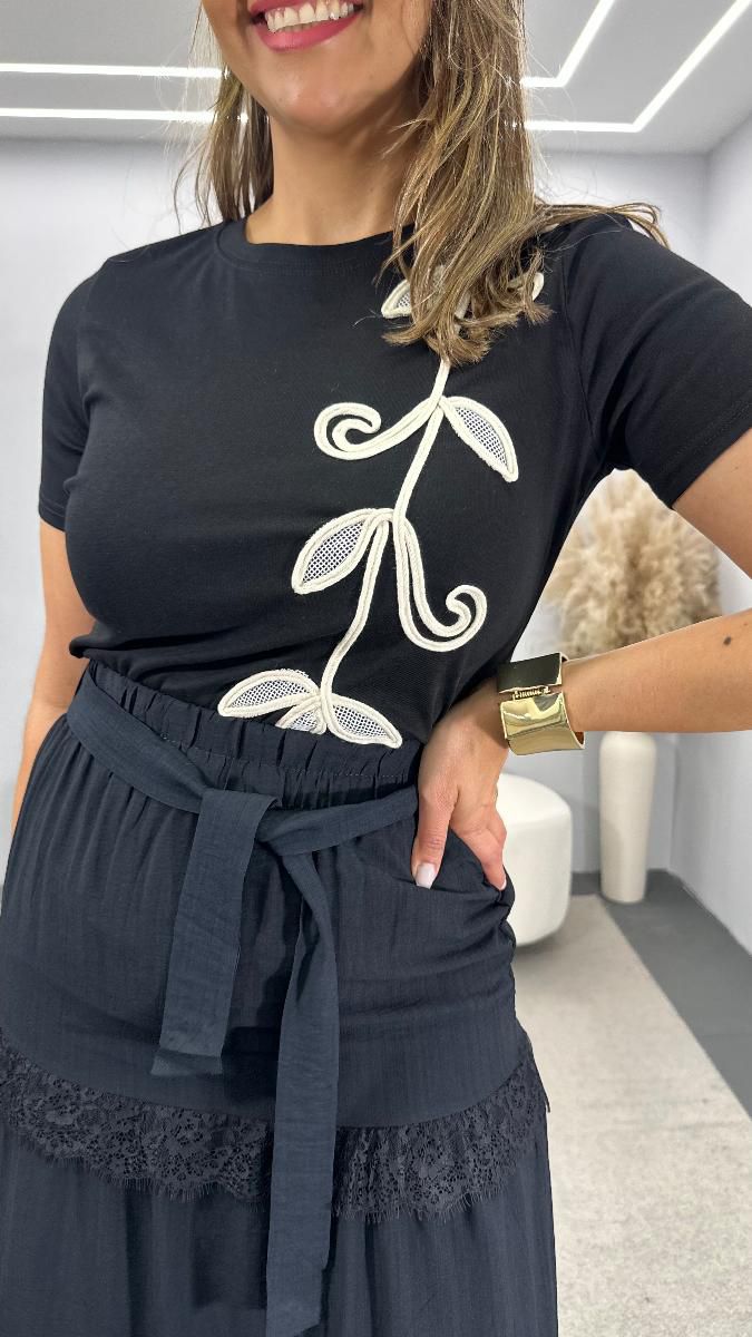 Blusa T-shirt Lírio Ref:3801