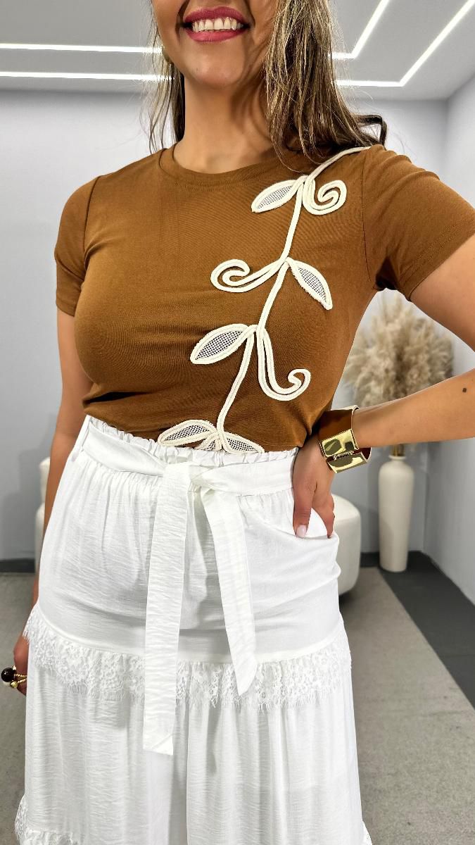 Blusa T-shirt Lírio Ref:3801