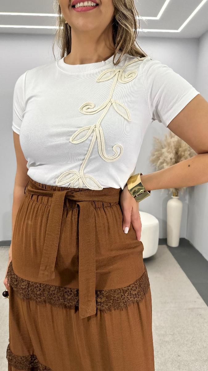 Blusa T-shirt Lírio Ref:3801