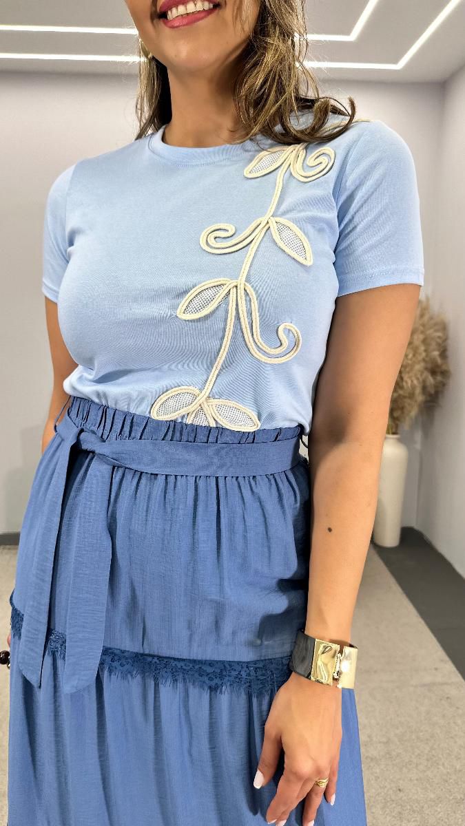 Blusa T-shirt Lírio Ref:3801