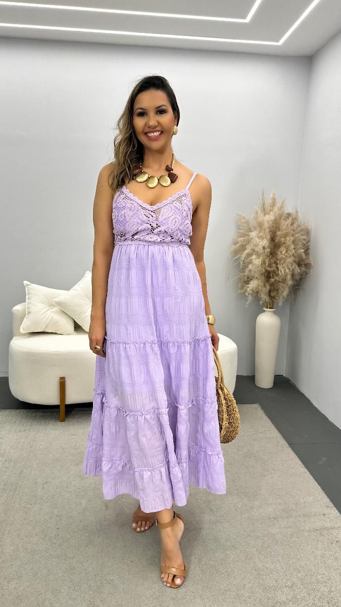 Vestido longuete Isadora Ref:3809