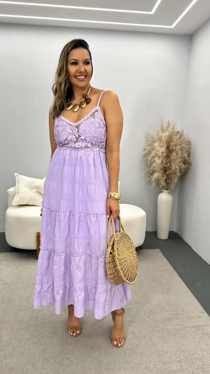 Vestido longuete Isadora Ref:3809