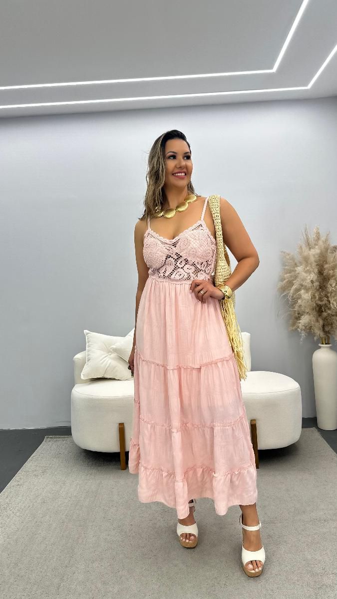 Vestido longuete Isadora Ref:3809