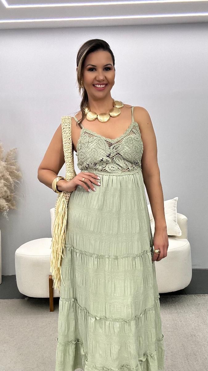 Vestido longuete Isadora Ref:3809