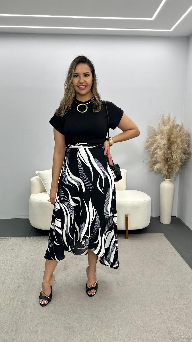 Saia midi Lia Ref:3819
