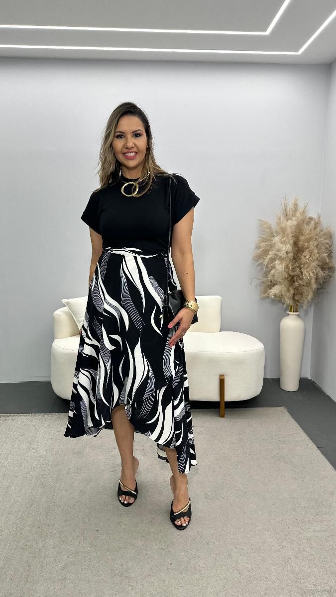 Saia midi Lia Ref:3819
