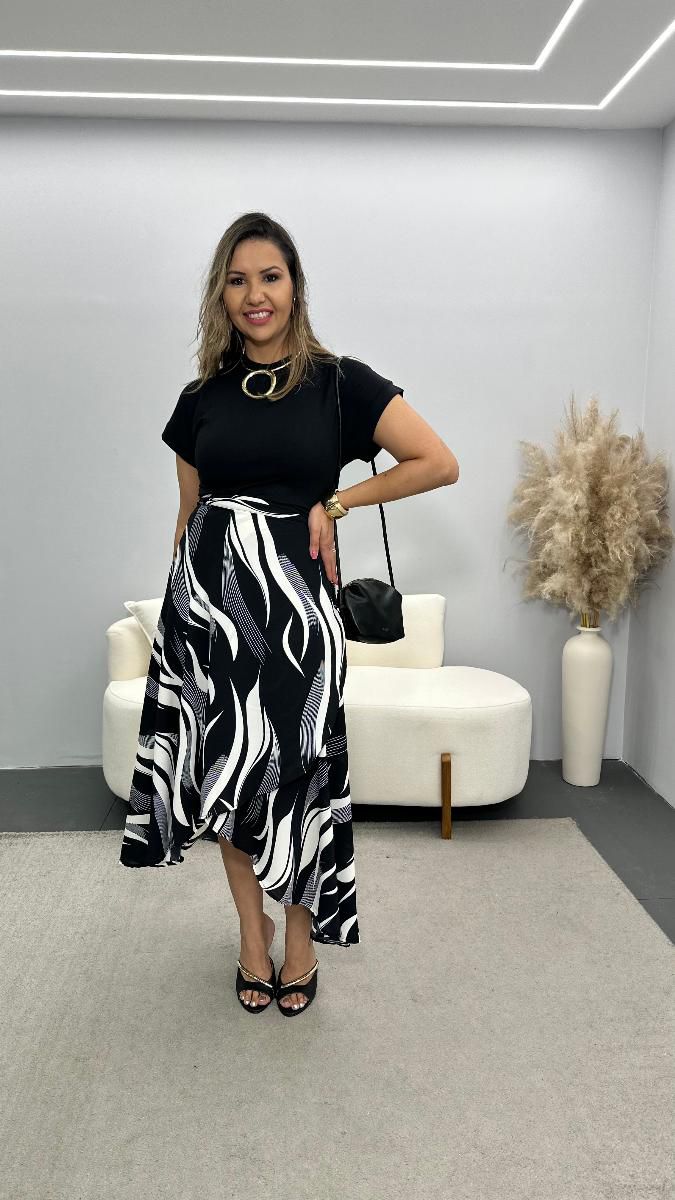 Saia midi Lia Ref:3819
