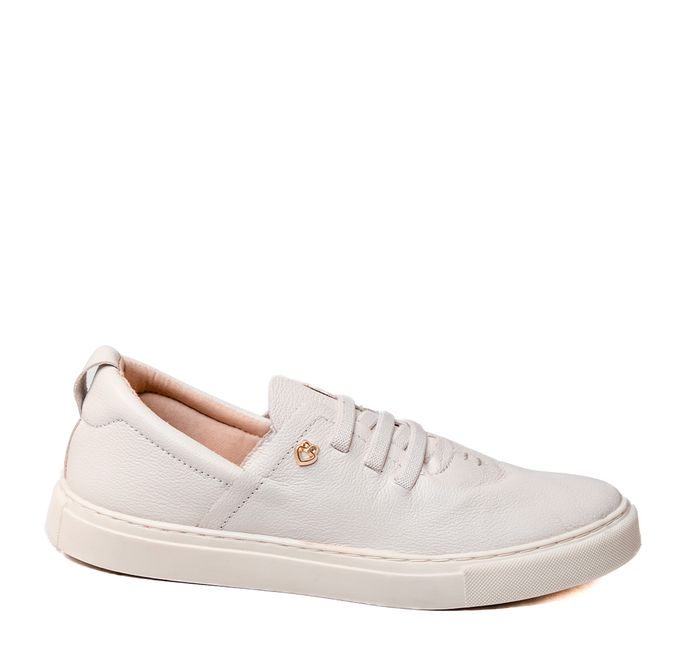 Tênis Feminino Off White Couro