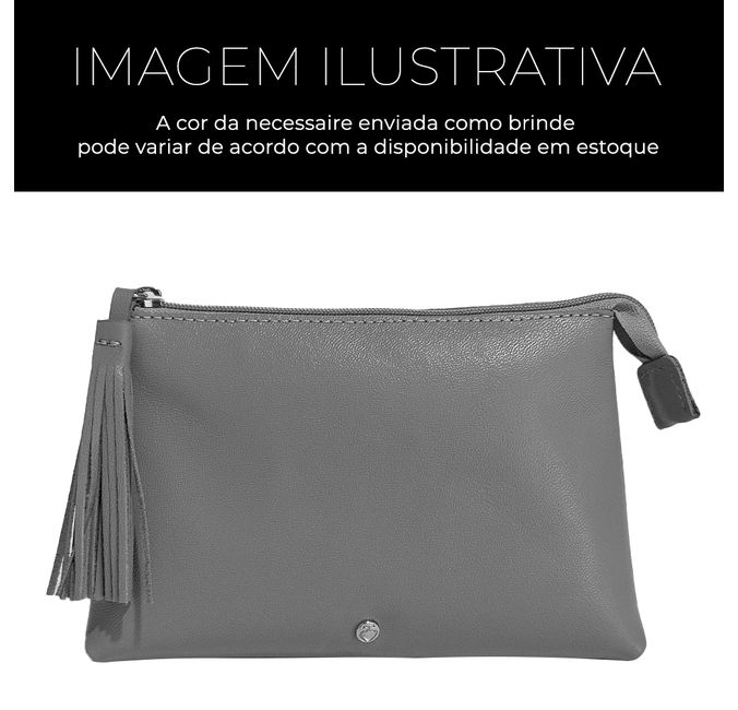 Necessaire Sagian em Couro