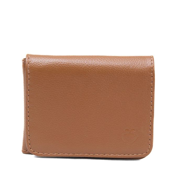 Carteira Masculina Caramelo em Couro