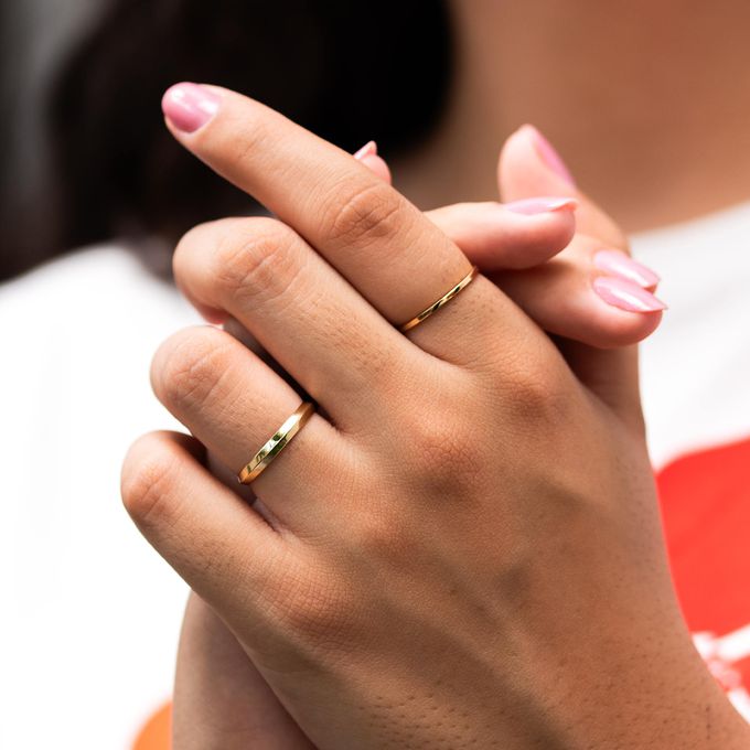 Aliança de Casamento e Noivado Ouro 3mm Ícaros - Unidade